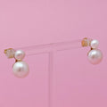 Classic Double Freshwater Pearl Earrings