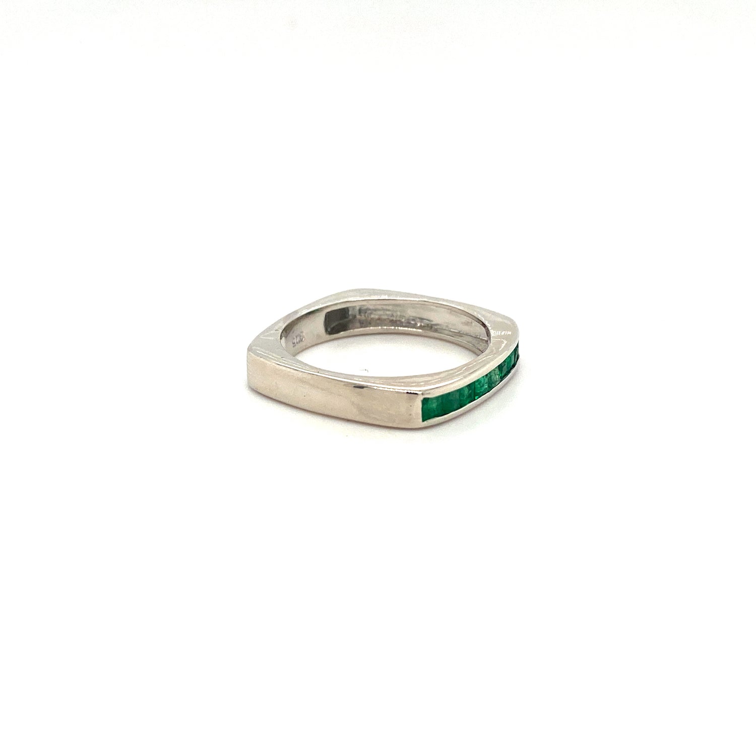 Emerald Ring in .925 Sterling Silver - KSR 17598