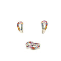 Multi Sapphire Jewellery Set in .925 Sterling Silver - KSS 6553