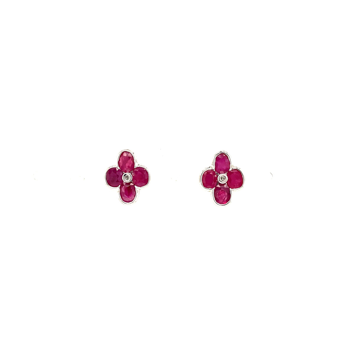 Emerald Earring in .925 Sterling Silver - KST 54717