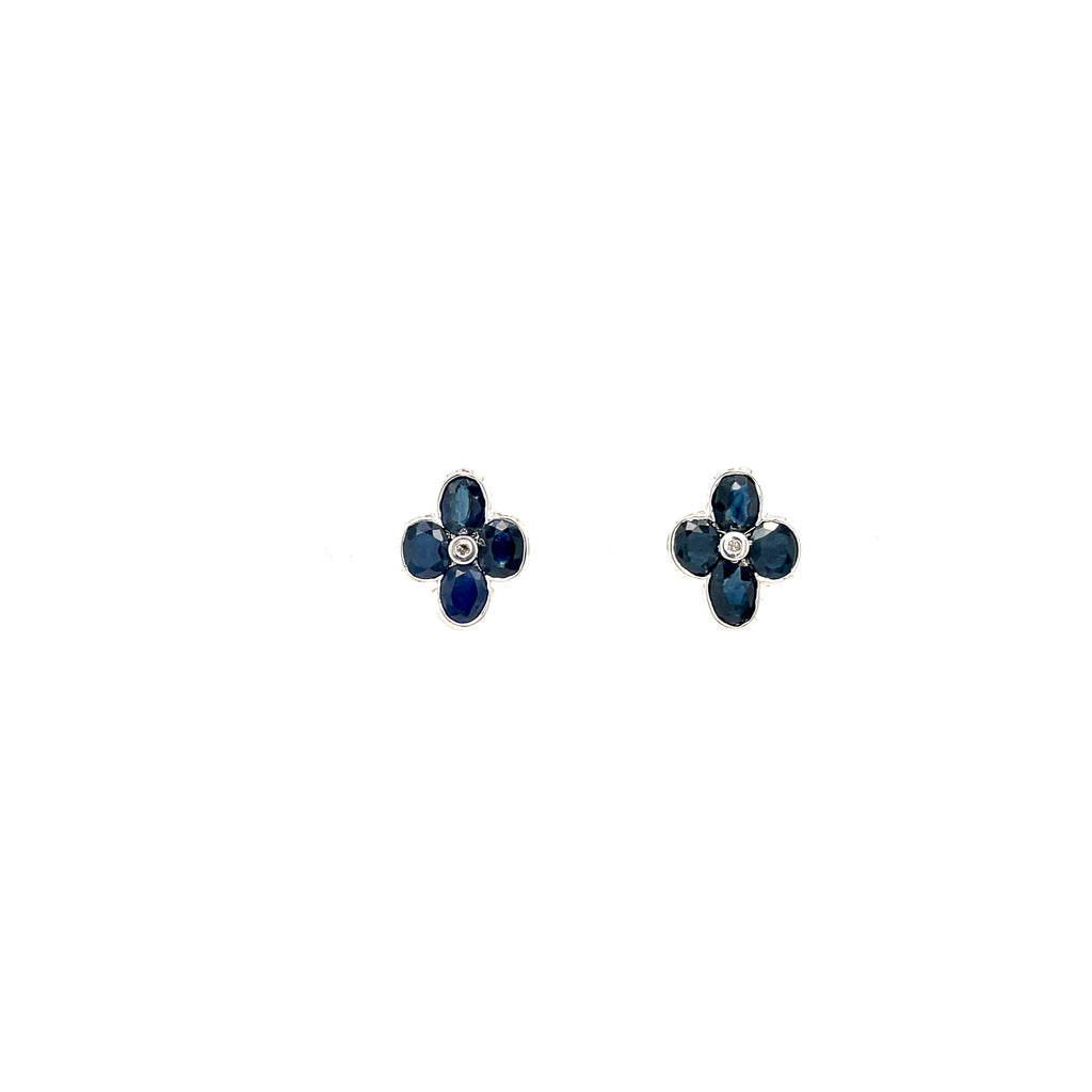 Emerald Earring in .925 Sterling Silver - KST 54717